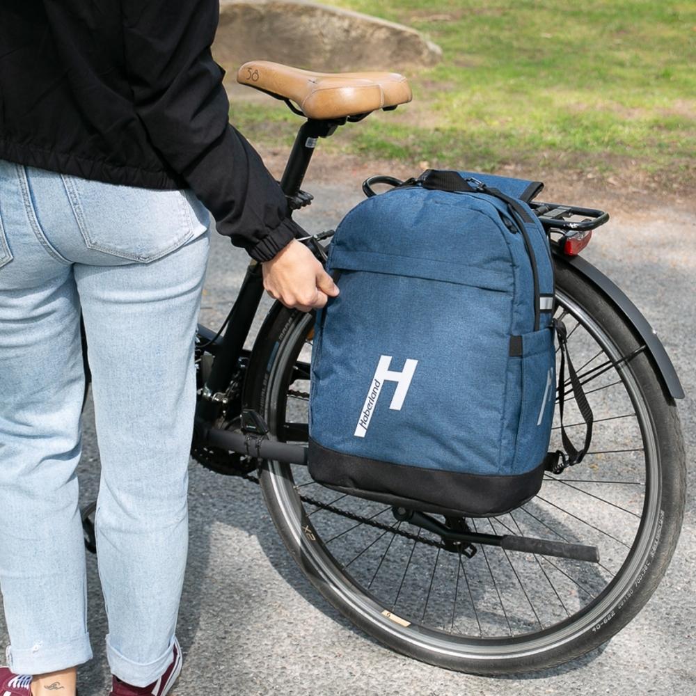 Haberland Bike-Rucksack Lucky Active + rosa 20L - vielseitige Fahrrad-Gepäckträgertasche