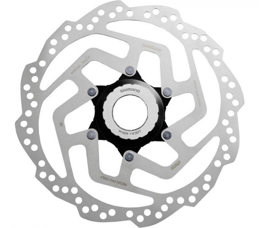 SHIMANO Bremssscheibe SM-RT10 180 mm Bremsscheibe - Center-Lock für Scheibenbremsen