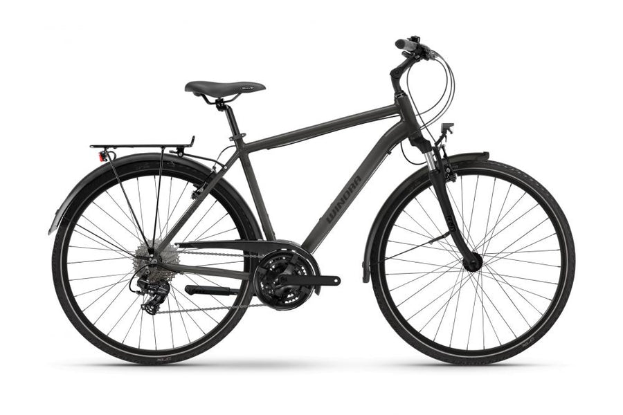 Winora Trekkingrad Domingo X21 High Trekkingrad 28 Zoll 21-Gang Shimano TX800 Stahlfedergabel V-Brake urban slope light glossy 60 Zentimeter