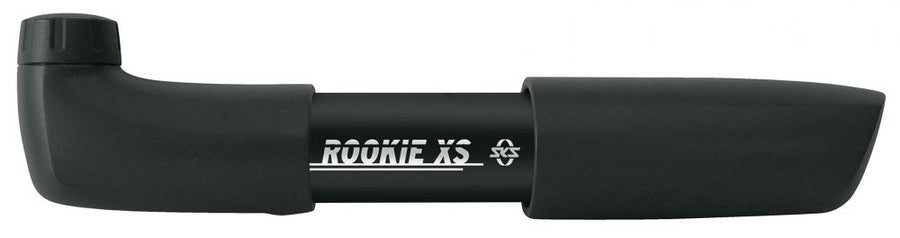 SKS Minipumpe Rookie XS - 185mm, schwarz, reversibel für DV/AV/SV, kompakt & leicht, ideal für unterwegs, leistungsstark & zuverlässig