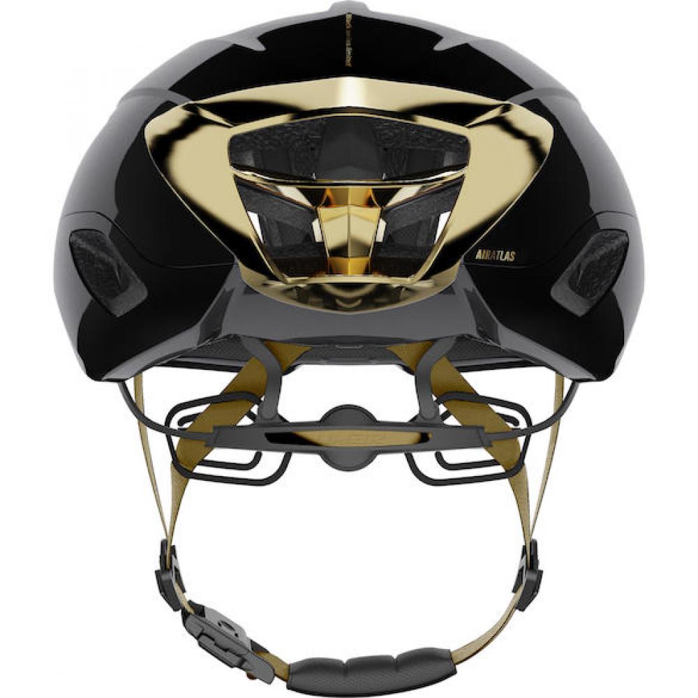 Limar Air Atlas W&B Onix Black Gold S Schwarz/Gold - aerodynamischer Rennradhelm