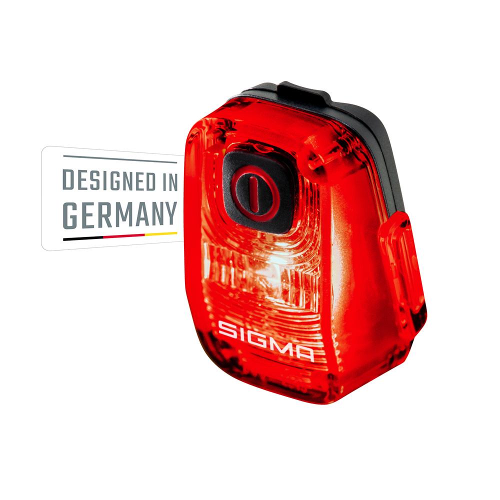 HIRO Sigma Licht HIRO 10 Akku-Rücklicht USB-C Schwarz - StVZO-zugelassen