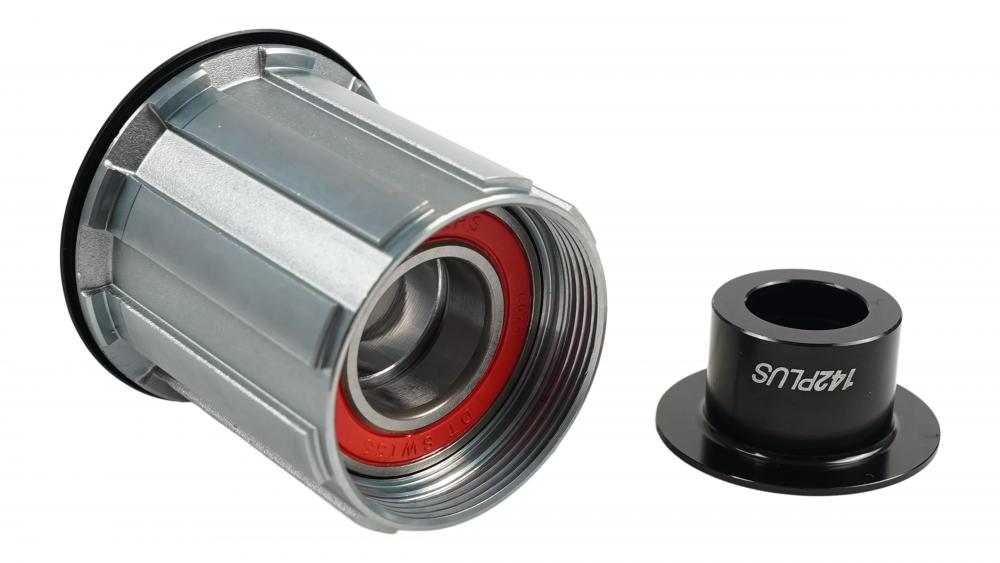 DT Swiss FHB DT SWISS - TA SHIMANO 9/10-SPD ALLOY 3 PAWL W/ 142+ END CAP (HWYABM00L6805C) - Achse - Fahrradteile