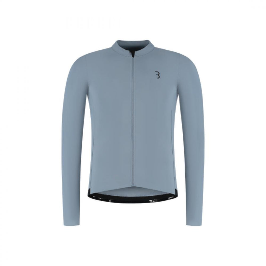 BBB Cycling Trikot Essence LS M eisblau M blau - atmungsaktives Langarm-Radtrikot