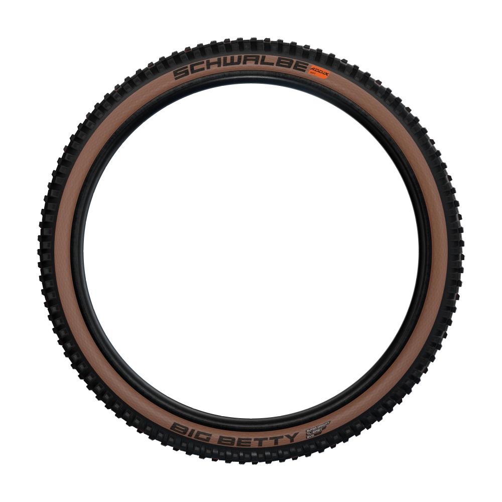 Schwalbe BIG BETTY Evo Faltreifen 62-584 Schwarz/Bronze - Downhill & Enduro Allrounder - Fahrradreifen