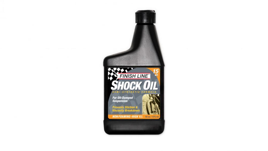 Finish Line Federgabelöl 15WT 470ml - Hochleistungs-Dämpferöl für MTB, optimale Viskosität, schützt Dichtungen und sorgt für geschmeidige Federung