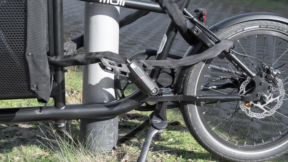 TRELOCK Kettenschloss BC 480 170-7 Code 480 - flexibles Fahrradschloss mit hoher Sicherheit