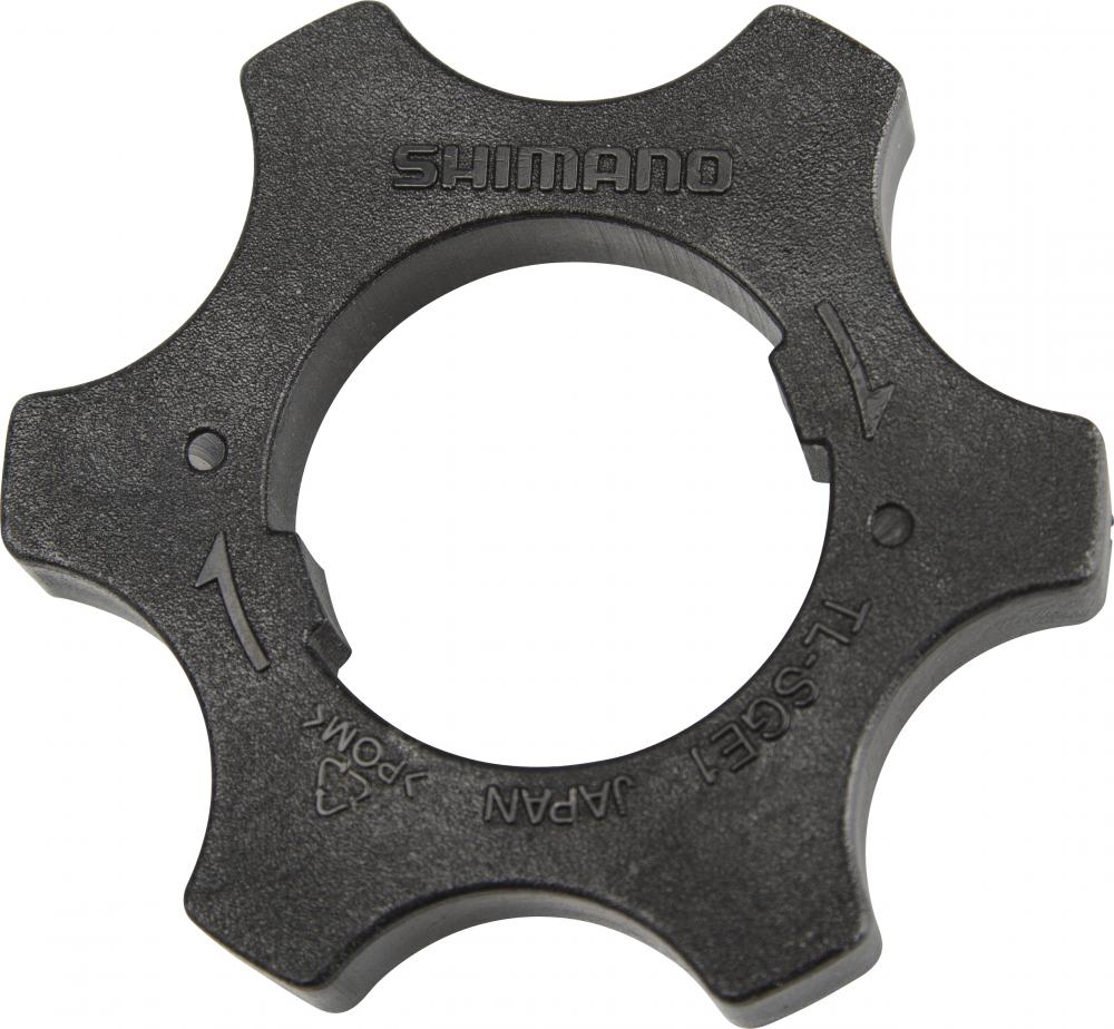 Shimano TL-SGE1 Justierwerkzeug für Alfine Di2, schwarzes Präzisions-Einstelltool aus Kunststoff.