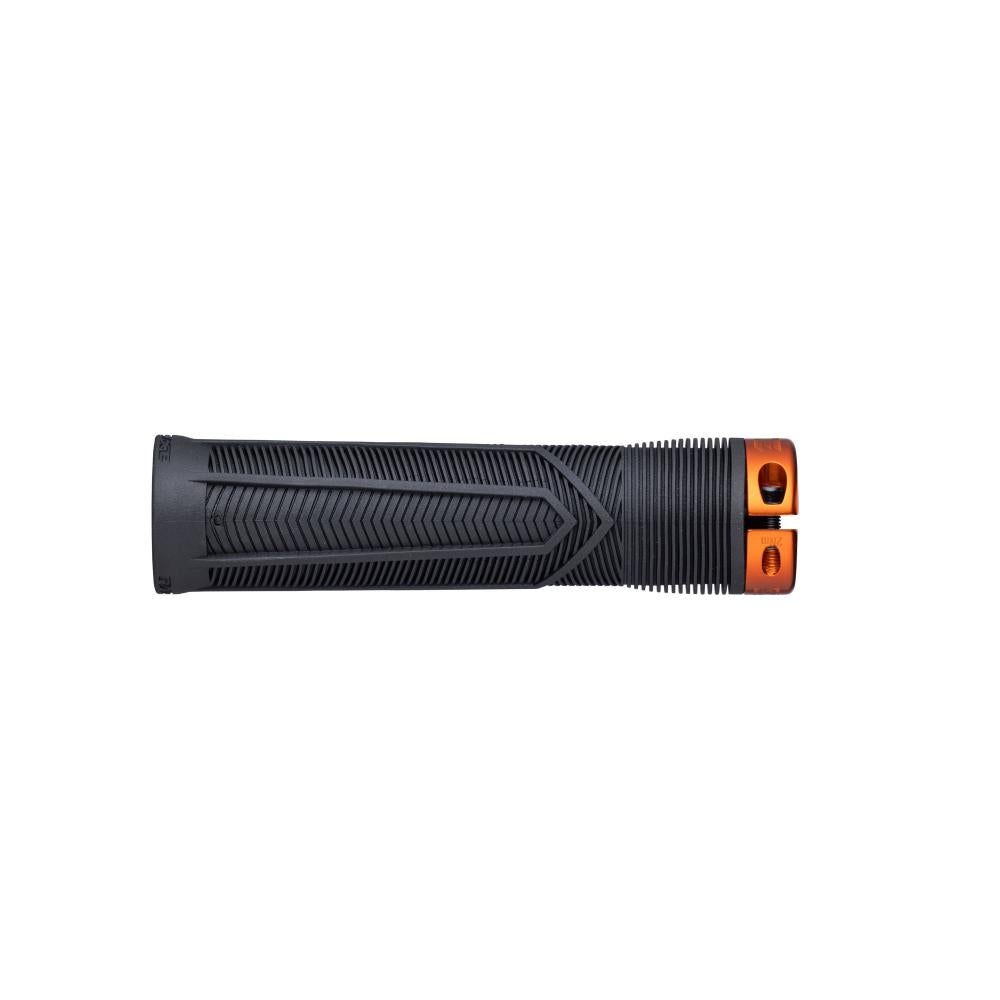 Race Face Chester Lock-On Griff 136/34mm black/orange - sicherer Halt & Kontrolle