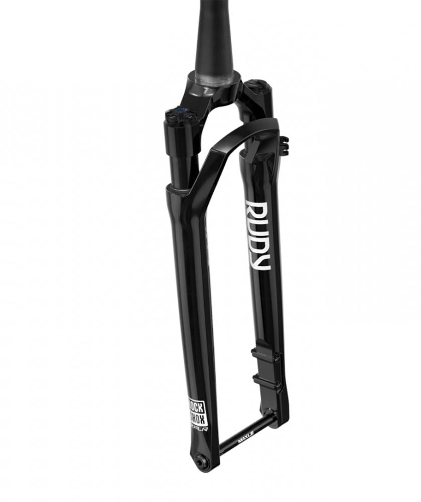 ROCKSHOX Federgabel Rudy Ultimate Race Day 2 - 700C, 12x100 mm Steckachse, 30 mm Federweg, 45 mm Offset, gloss black, leichte Gravel- und XC-Gabel