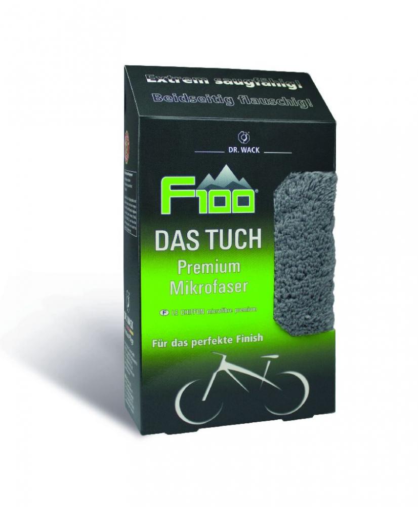 DR WACK F100 DAS TUCH Premium Mikrofasertuch für Fahrradpflege, extrem saugfähig & flauschig für perfektes Finish.