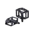 BBB Cycling BBB Pedale MountainHigh matt schwarz - robustes Aluminium-Plattformpedal für Trail und Alltag