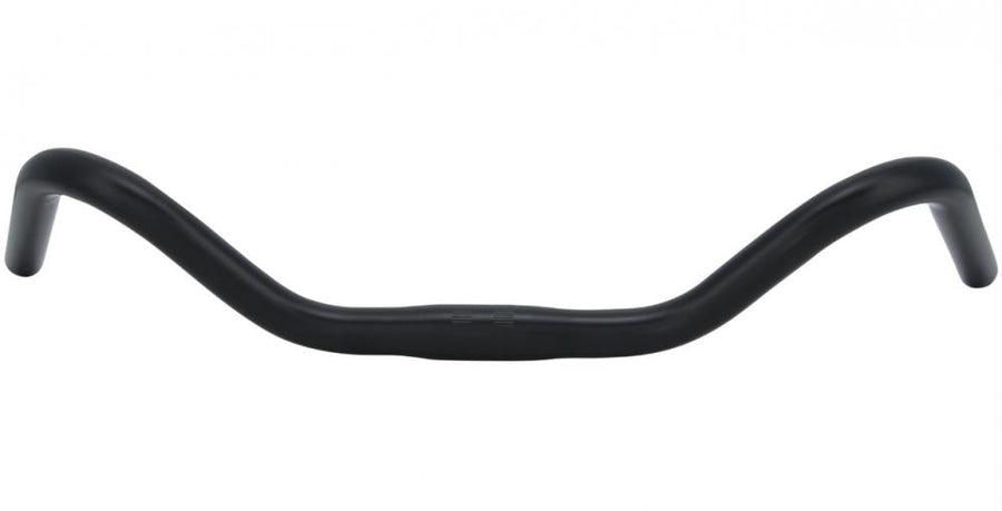 Ergotec Stuttgarter Lenker 550mm schwarz, ergonomischer City- und Trekkinglenker aus Stahl mit 72mm Rise.
