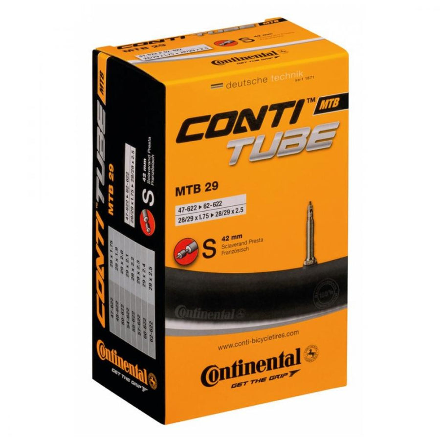 Continental Conti MTB 29 Fahrradschlauch für 28/29 Zoll Reifen (1.75-2.50) mit Presta Ventil.