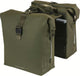 Basil Soho Nordlicht MIK 2.0 Doppeltasche 41 Liter - wasserdichtes PU-Rolltop mit LED-Nordlicht & MIK-Adapterplatte