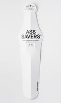 Ass Savers ASR-1 Regular Spritzschutz Heck weiß  Leichter und flexibler Steck-Spritzschutz für das Hinterrad, ideal für Rennräder und Gravelbikes, einfache Montage ohne Werkzeug