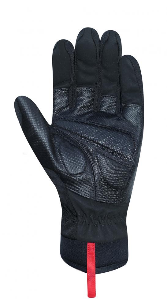 CHIBA Warm Winter - wasserdichte Winter-Radhandschuhe schwarz, Größe L