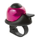 M-WAVE Mini-Glocke Alu Pink schwarzes Kunststoff-Unterteil