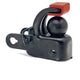 Hebie Anhängerkupplung F1 Set Schwarz - 40 kg Anhängelast - Sattelstützadapter - Anhaengerkupplung
