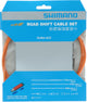SHIMANO Schaltzug-Set Road polymerbeschichtet - präzise Schaltperformance, Orange