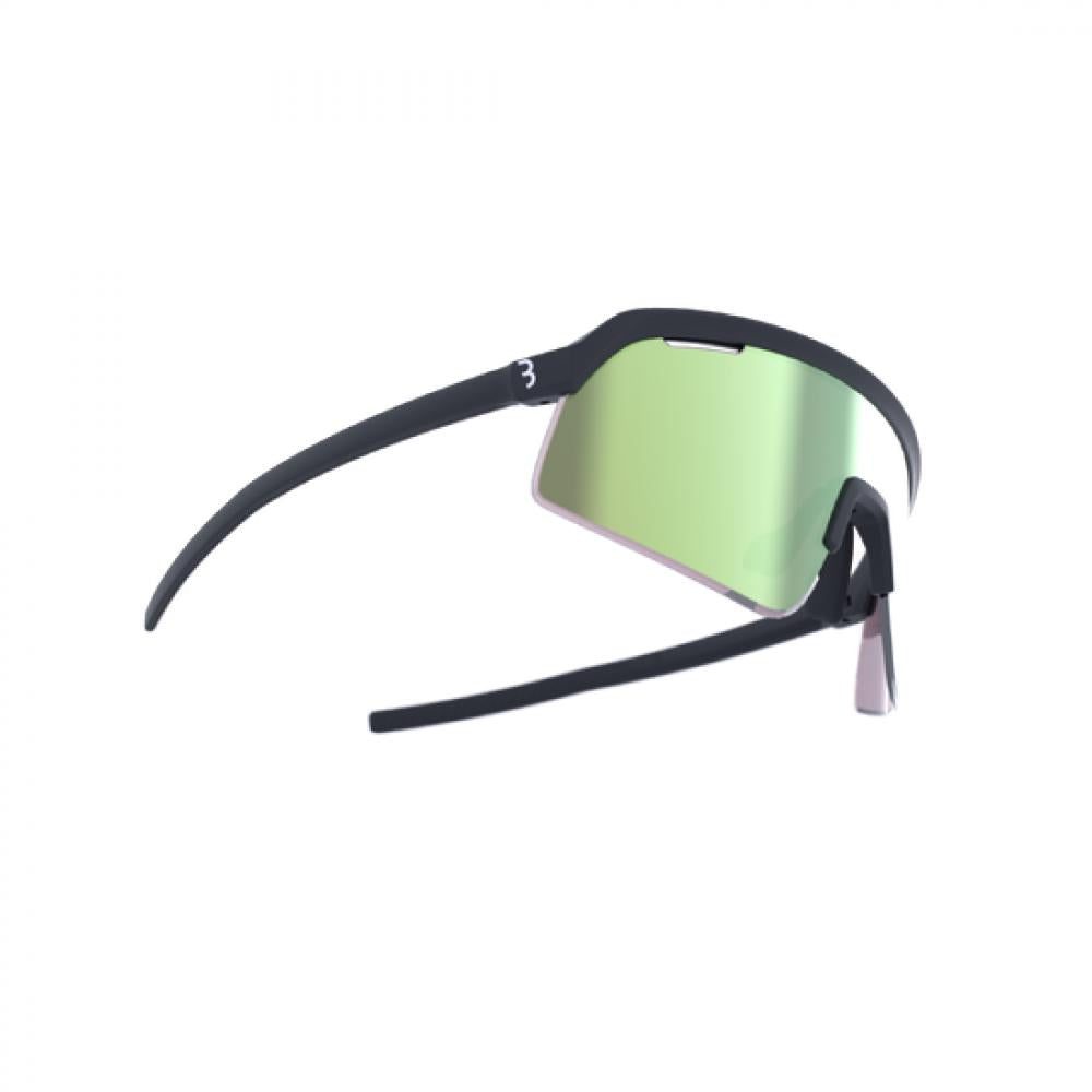 BBB Cycling Sportbrille Valor FLUX GREEN matt Einheitsgröße matt - klare Sicht für sportliche Einsätze