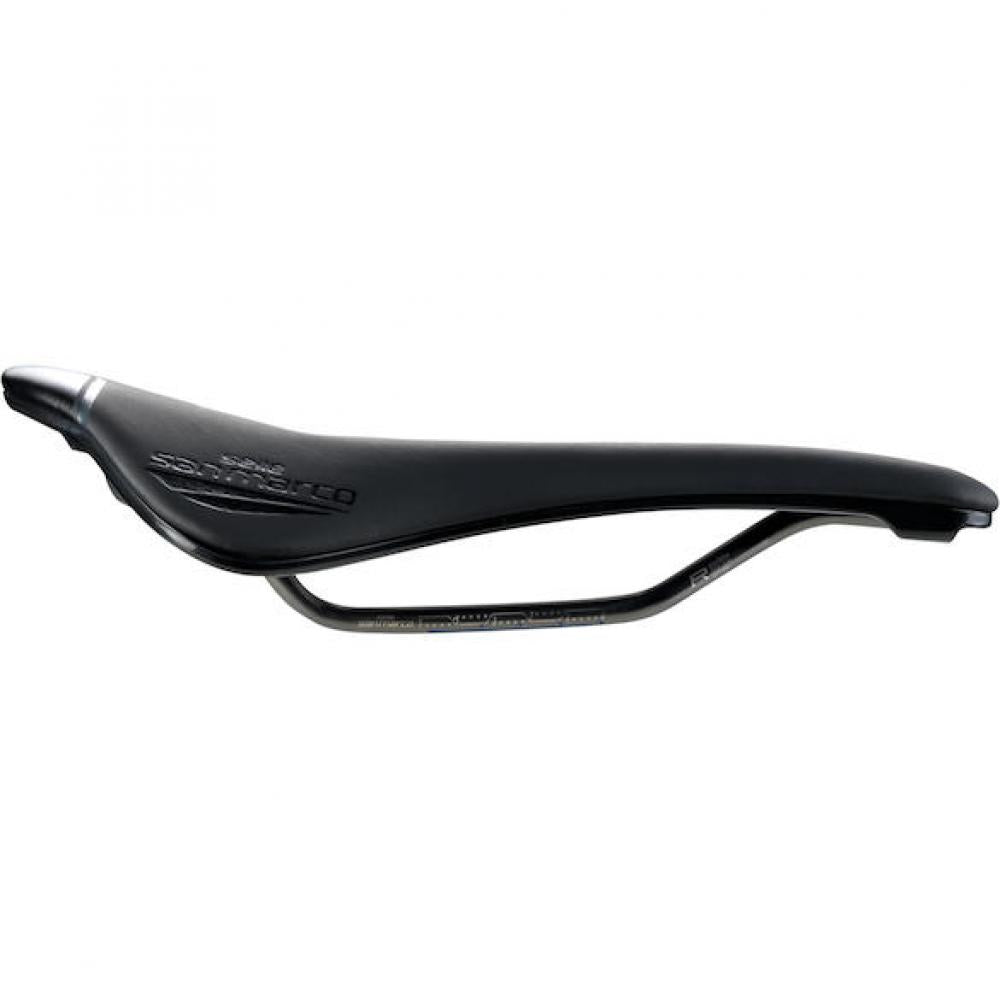 Selle San Marco Sattel Shortfit 2.0 Racing 155 x 255 mm Schwarz - leistungsstarker Rennradsattel