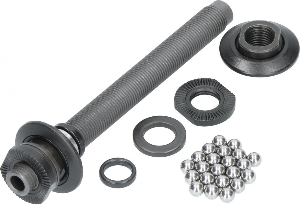 SHIMANO Hohlachse WH-RX010-F Komplettkit - Vorderrad, 12 mm Steckachse, Disc