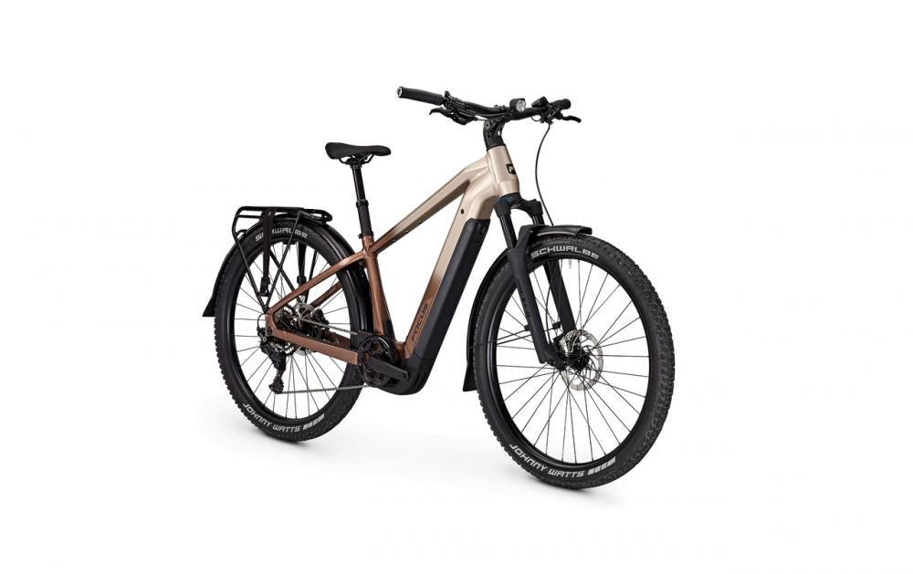 Focus AVENTURA² 6.7 29" Diamant Rahmengröße S Adamantsilver / Platinumbronze - vielseitiges E-Allround-Trekkingrad