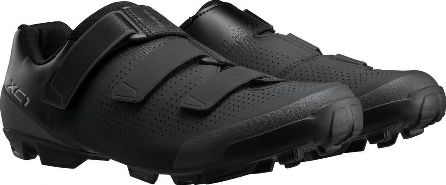 SHIMANO Fahrradschuhe XC102 Herren/Damen MTB SPD Fahrradschuhe Größe 48 Schwarz