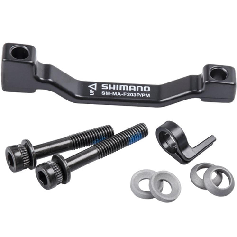 SHIMANO Scheibenbremsadapter PM auf PM - 180mm/203mm für Vorder- und Hinterrad