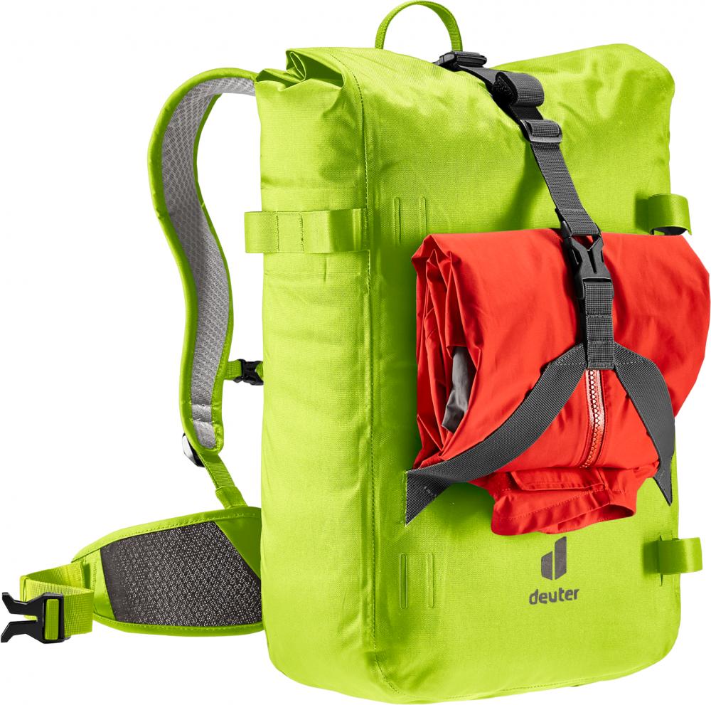 Deuter Amager 25+5 Fahrradrucksack Citrus, wasserdicht, ergonomisch, 25+5 Liter.