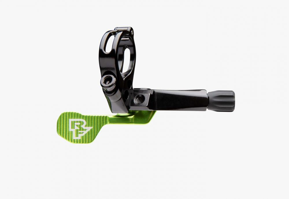 Race Face Turbine R Remote Hebel, green - präzise Dropper-Post-Steuerung für Trail & Enduro
