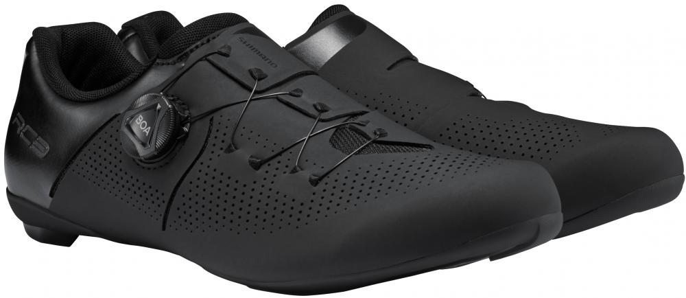 SHIMANO Fahrradschuhe RC302 Herren/Damen Road SPD-SL Größe 42 Fahrradschuhe Schwarz