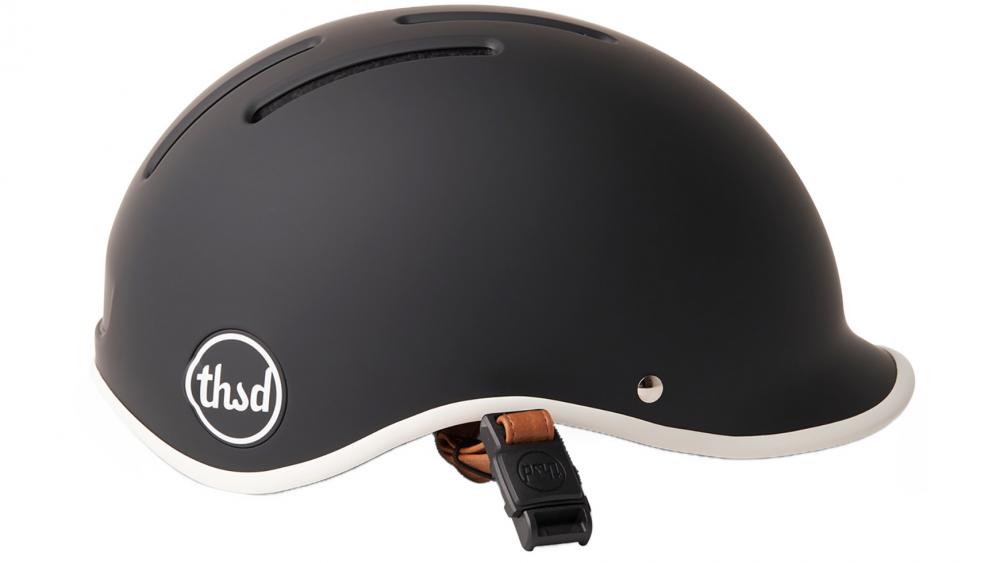 Thousand Heritage 2.0 Fahrradhelm Carbon Black M 57-59 cm - leichter Retro City-Helm mit Magnetverschluss, Belüftung