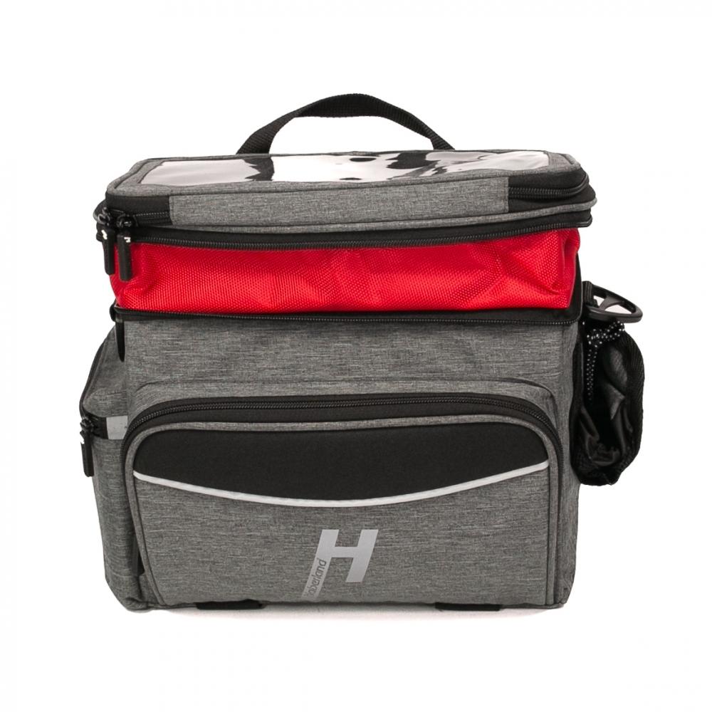 Haberland Lenkertasche Max Plus 10-12 l grau - praktische E?Bike-Lenkerlösung