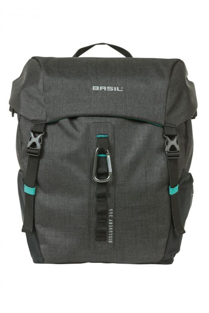 Basil Einzelpacktasche Discovery 365D schwarz melee 9 Liter