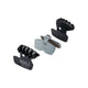BBB Cycling DiscStop Coolfin Bremsbeläge für Avid Code R - Schwarz/Stahlblau - starke Kühlleistung