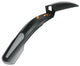 SKS Schutzblech Shockblade Schutzblech für 26 und 27 - Mountainbikes hochwertiger 2-Komponenten-Kunststoff Quick-Release-Befestigung Farbe: Schwarz-Grau