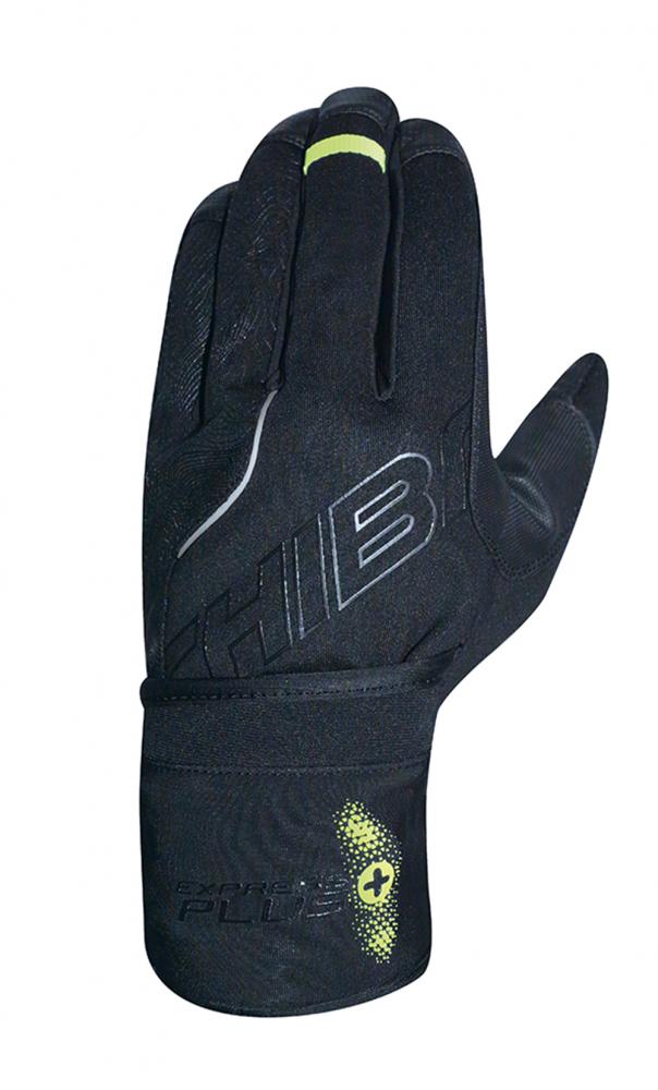 CHIBA Express+ - Radhandschuhe schwarz, Größe L, wind- & wasserdicht, Gelpolsterung