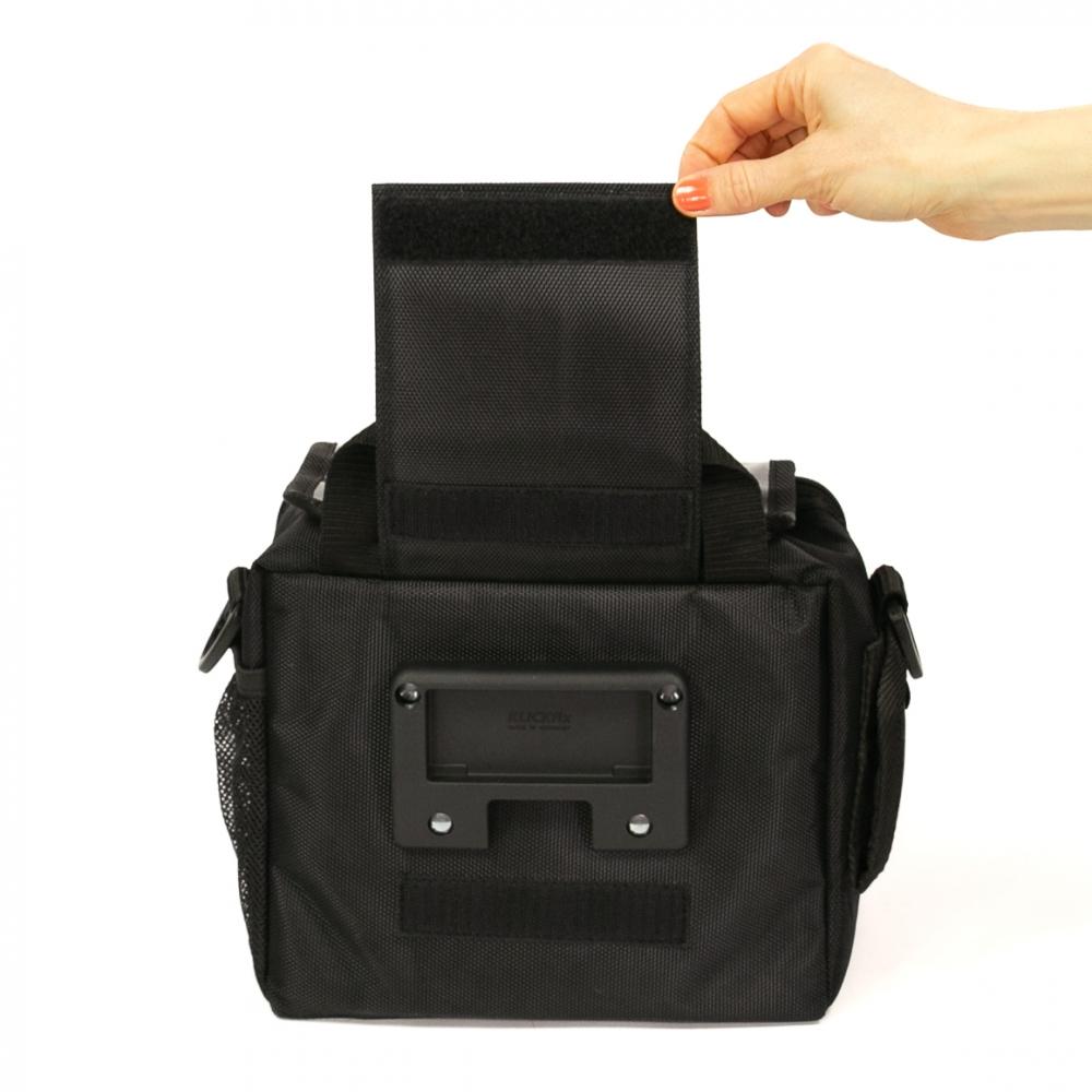 Haberland Lenkertasche 6l Bottle schwarz - praktische Fronttasche mit KLICKfix