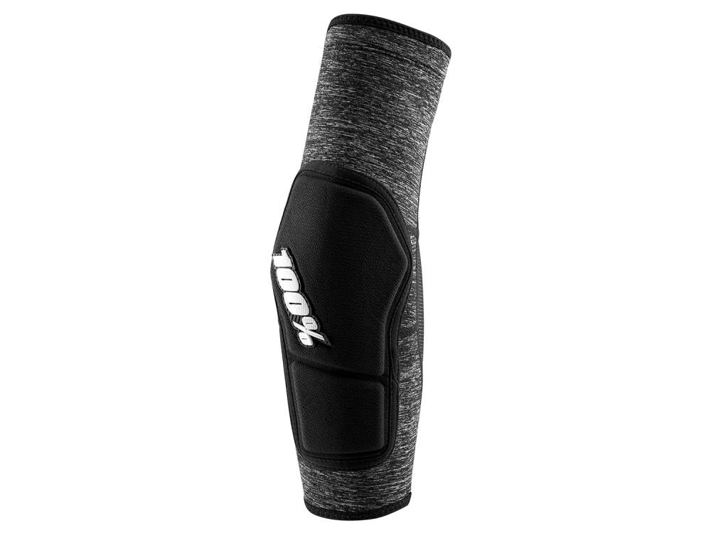 100% Ridecamp elbow pads S Grey Heather / Black - leichter MTB-Ellbogenschoner