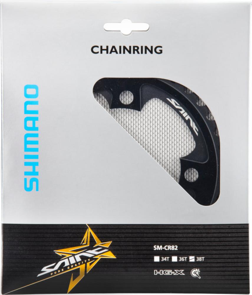 SHIMANO Kettenblatt SAINT FC-M820/FC-M825/FC-M640/FC-M645 38 Zähne - präziser Antrieb für Gravity-Einsätze