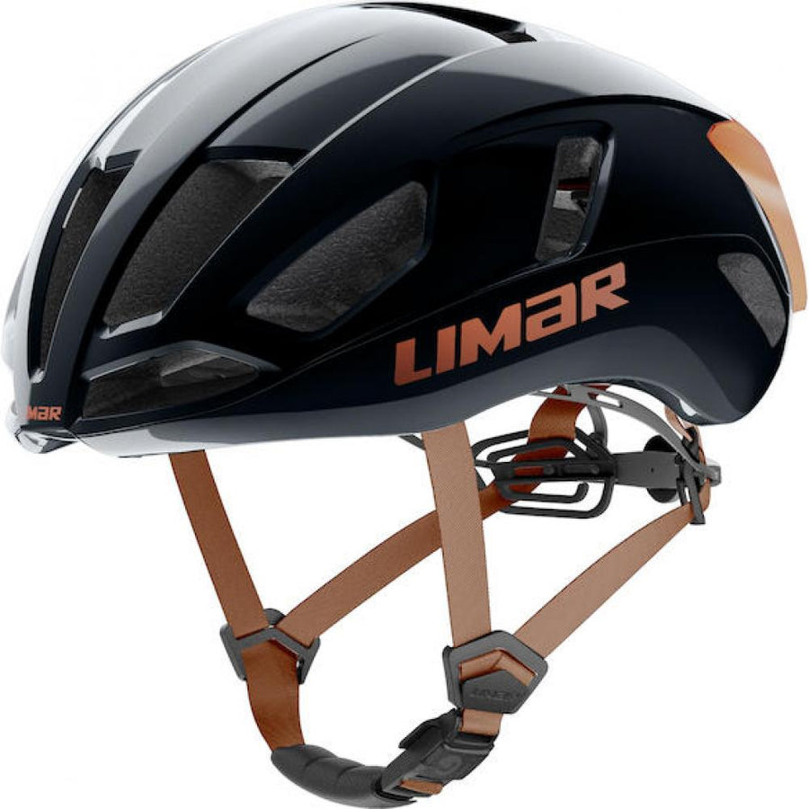 Limar Air Atlas W&B Midnight Black Bronze L Schwarz/Bronze - Aero-Rennradhelm der aktuellen Generation
