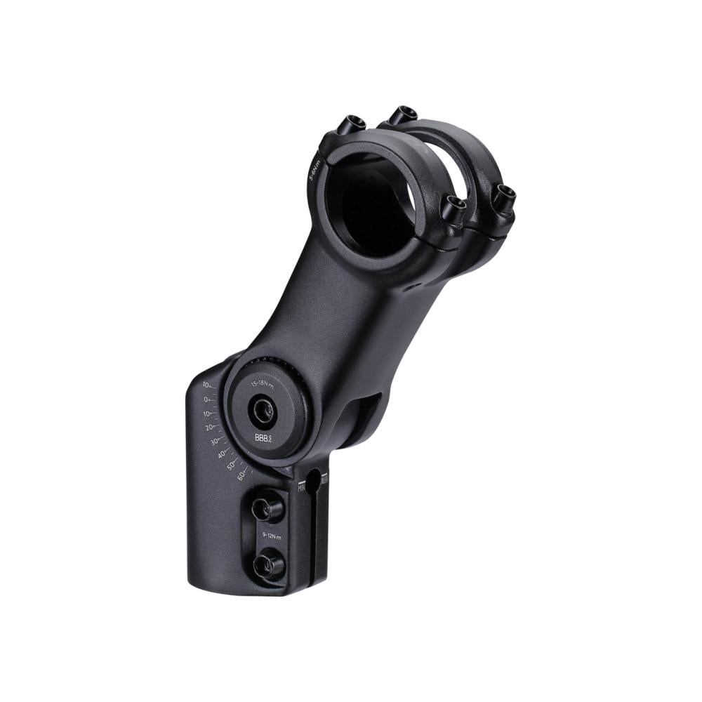 BBB Cycling BBB Vorbau einstellbar HighFix 31.8 31 schwarz - flexibler verstellbarer Vorbau
