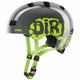 uvex kid 3 - robuster Kinder-Fahrradhelm - harte ABS-Schale - individuelle Größenanpassung mit IAS-System - 10 Belüftungsöffnungen - dirtbike grey-lime - 55-58 cm