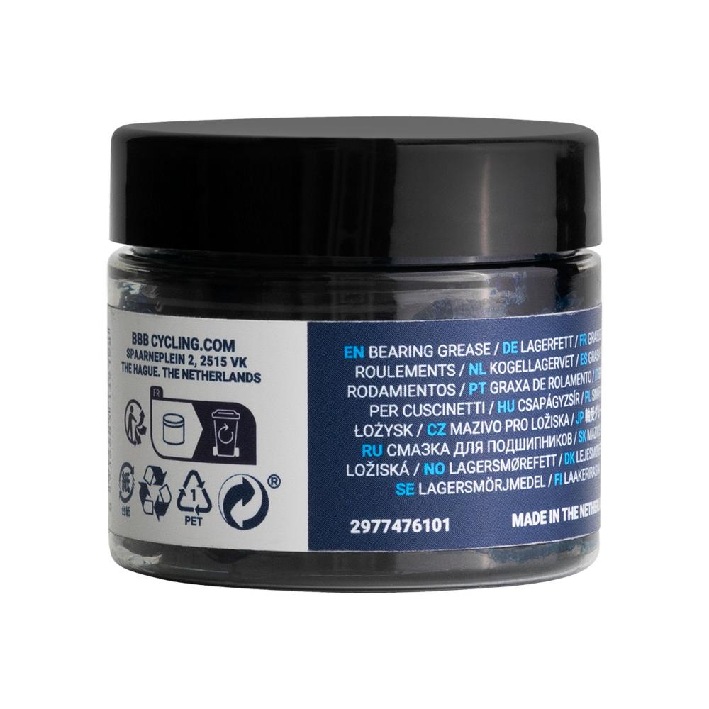 BBB Cycling BBB bearing grease BioBearingGrease 50ml blau - bio-basiertes Lagerfett für reibungslosen Lauf