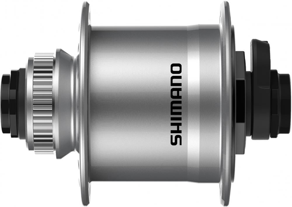 SHIMANO Nabendynamo DH-UR708-3D 6V/3W - 708-3, Silber 32 Loch Center-Lock