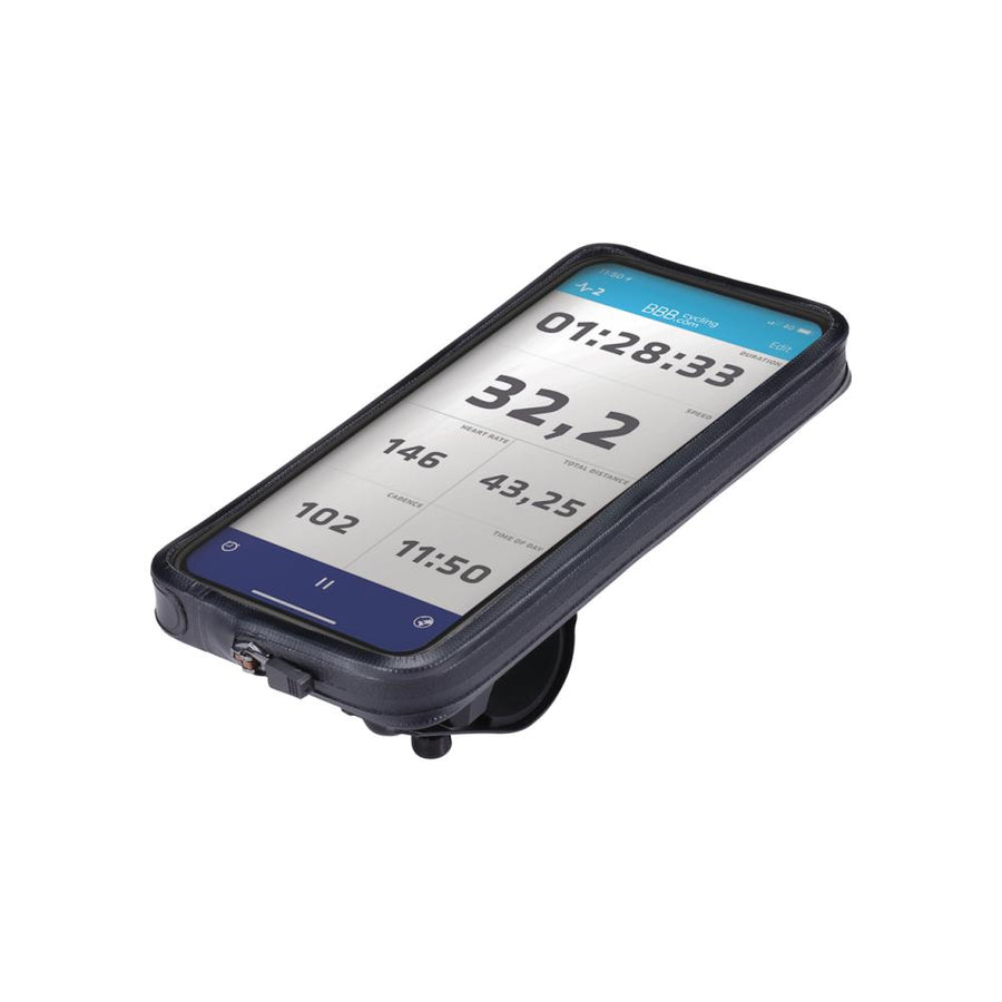BBB Cycling Smartphonehalterung Guardian M schwarz - sichere Handy-Tasche für dein Bike
