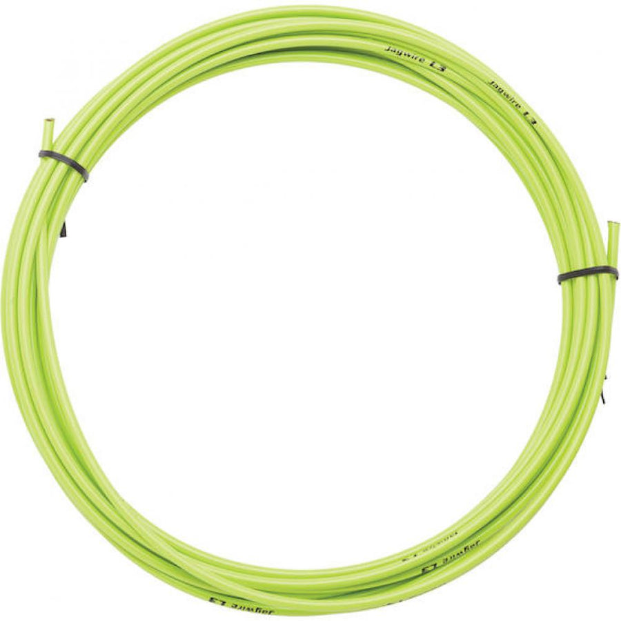 Jagwire LEX-SL Schaltzugaußenhülle Ø 4 mm x 10m Grün - Präzises Schalten mit Slick-Lube