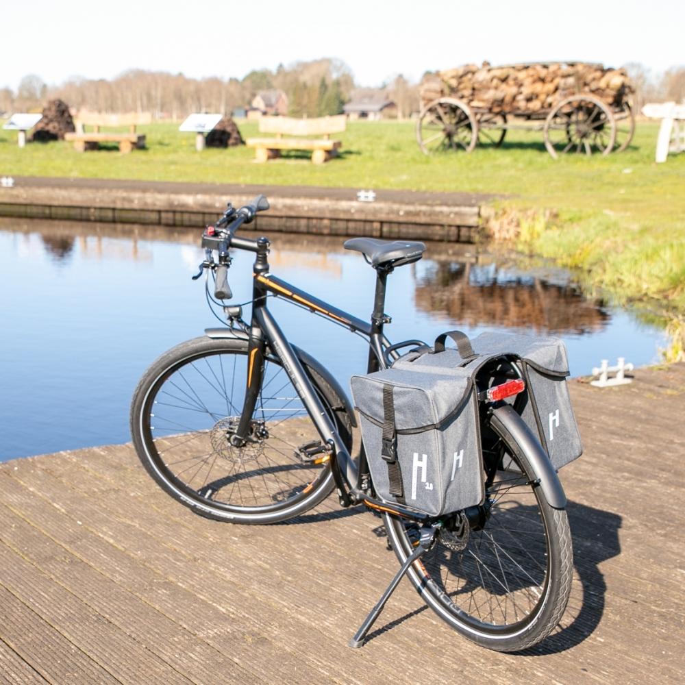 Haberland Doppeltasche 25l Basic M 3.0 grau - flexible Gepäcklösung für den Alltag